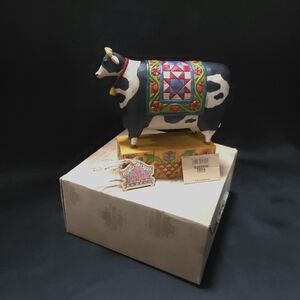 Jim Shore Heartwood Creek Cow Figurine "A Grand Tradition" 2003